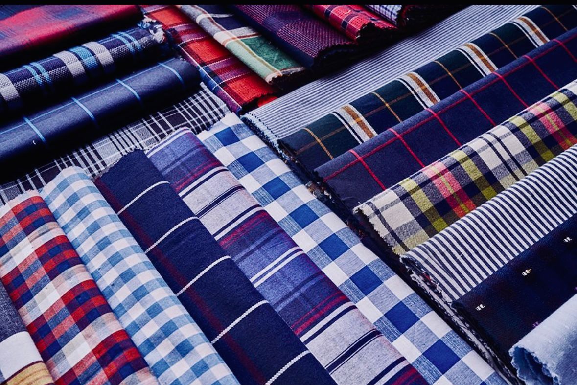 Checks fabric from Kripa Textile