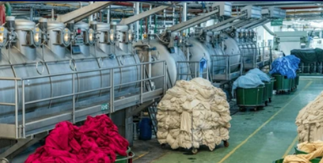 Dyeing process at Kripa Textile
