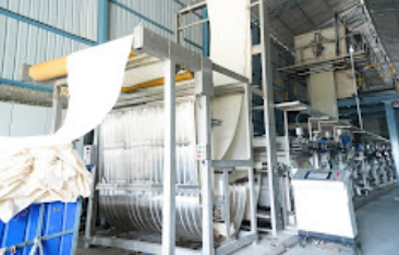 Finishing process at Kripa Textile