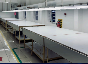 Quality inspection at Kripa Textile